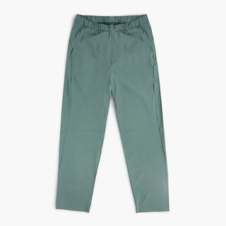 front view of ciele athletics CCPants unisex running pants from the Lifestyle Edition collection, in silver pine color