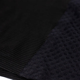 close picture of the fabrics on the back of the ciele athletics lightweight, race ready and performance driven T-Shirt named RCDTShirt for womens in shadowsphinx color